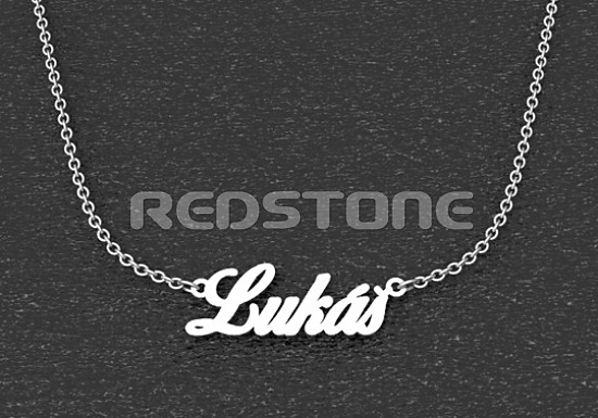 Retiazka s menom Lukáš - 2 mm